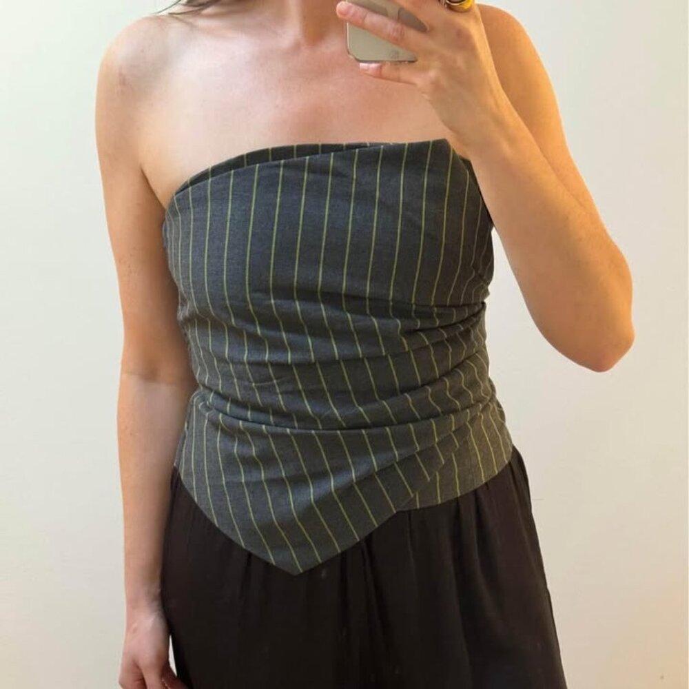 Line + Dot Tube Top